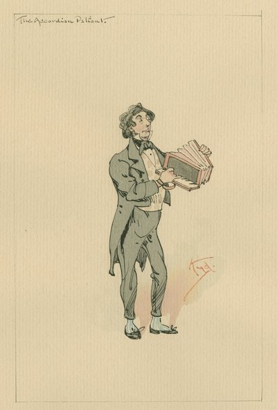 The Accordian Patient, c.1920s by Joseph Clayton Clarke